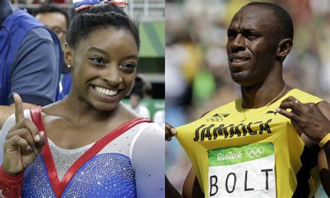 Simone Biles And Usain Bolt Afro American Newspapers