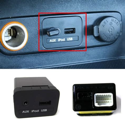 Conjunto De Conector Usb Aux Genuino Para Consola Para Kia Sportage