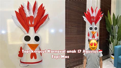 Cara Membuat Topi Dari Kardus Topi Karnaval 17 Agustus Topi Kerucut Mos Youtube