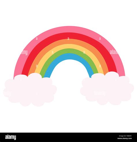 sky colors cloud rainbow illustration season Stock Photo - Alamy