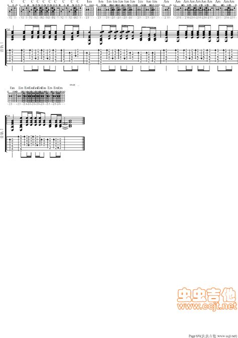 后来 指弹独奏版0调gtp六线pdf谱 独奏吉他谱 虫虫吉他谱免费下载