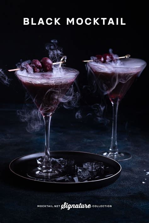 Signature Collection «Black Mocktail» – Mocktail.net: Easy Drink Recipes - Love yarn