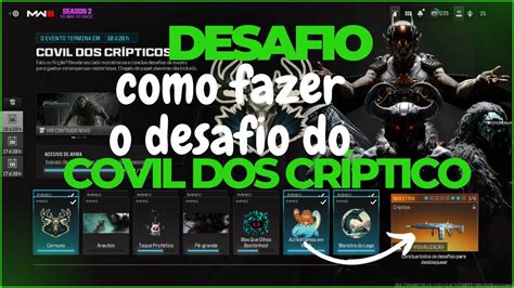 Como Concluir O Desafio Do Covil Dos Cr Pticos No Mw Zombies Youtube