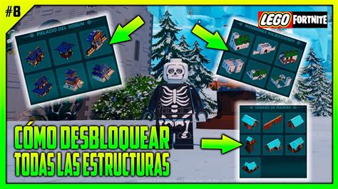 C Mo Desbloquear Todas Las Estructuras Lego Fortnite Youtube