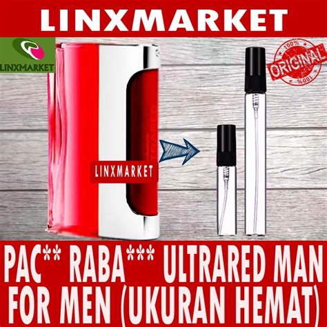 Jual Original Paco Rabanne Ultrared Man For Men Ukuran Hemat