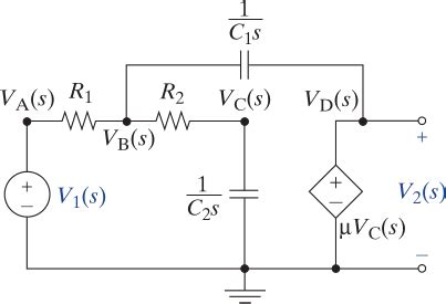 How To Calculate The Transfer Function Of A Low Pass Sallen Key Filter