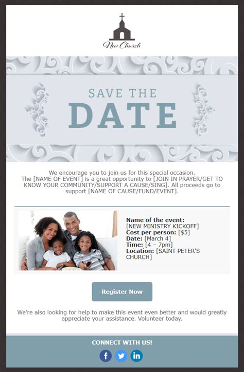 Save The Date Email Templates