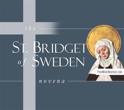 St. Bridget of Sweden Novena - Pray More Novenas - Novena Prayers ...