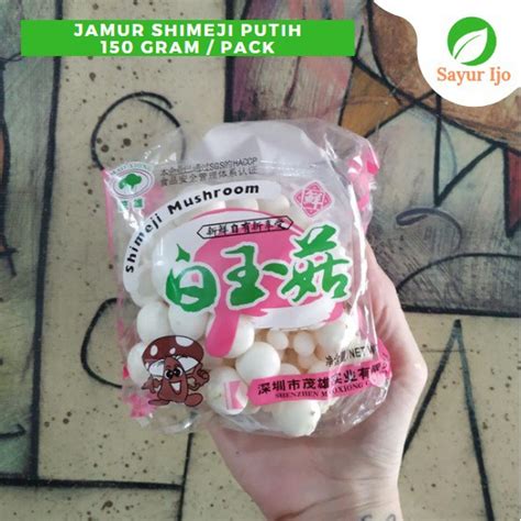 Jual Jamur Shimeji Putih Gram Per Pack Fresh Mushroom Brown