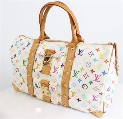 Louis Vuitton Multicolore Monogram Keepall 45cm Duffle Bag Travel Tote Spring 03 At 1stdibs