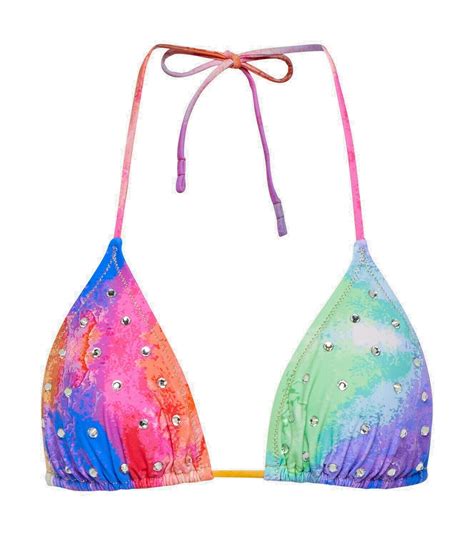 Reina Olga Susan Embellished Bikini Top Reina Olga