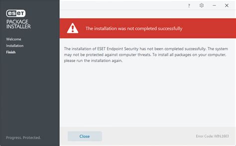 Troubleshooting Eset Package Installer Eset Online Help