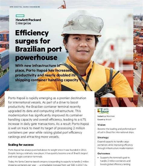 Efficiency Surges For Brazilian Port Powerhouse TechTonic Times