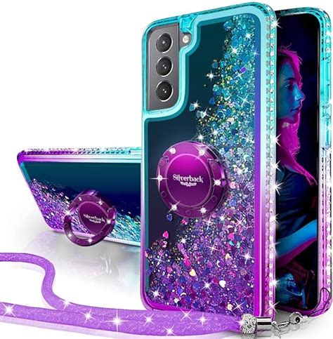 Miss Arts Coque Pour Samsung Galaxy S Fe G Fille Silicone Paillette