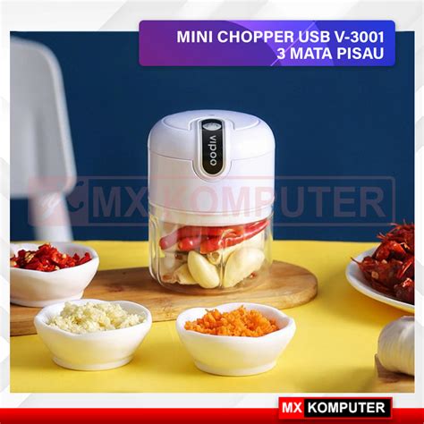 Jual USB Mini Chopper V 3001 USB Mini Food Processor Shopee Indonesia