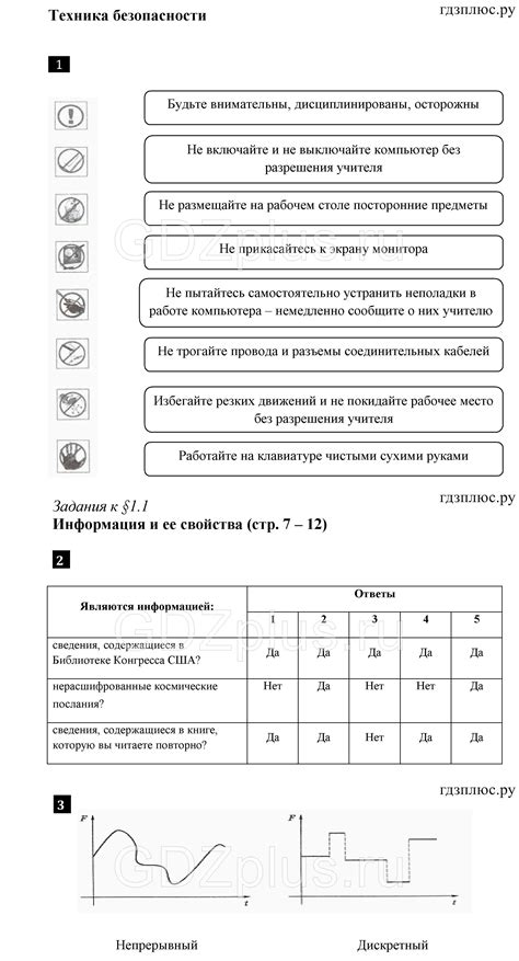 ГДЗ решебник по информатике 7 класс Босова рабочая тетрадь Бином
