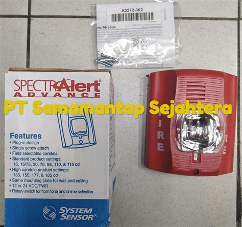 Jual Fire Alarm Merk System Sensor P2r Horn Strobe Indonesia Jakarta