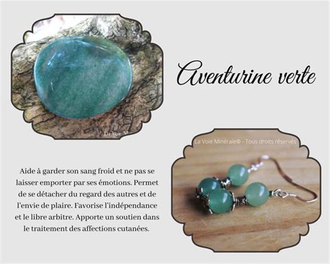 Aventurine verte La Voie Minérale