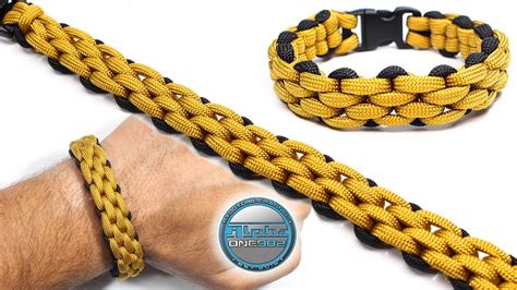 How To Make A Paracord Bracelet The Brick Work Braid Fast Simple Easy