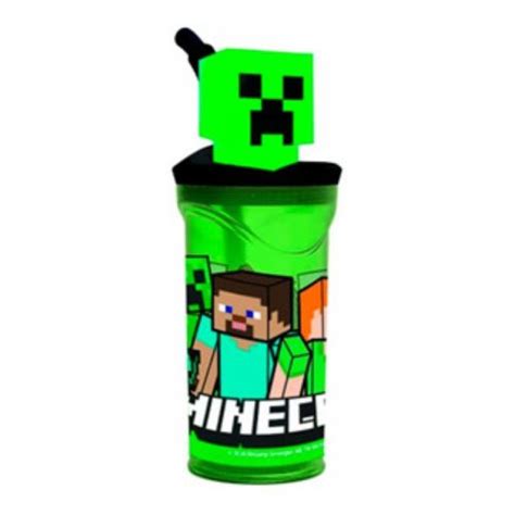 Vaso con figura Minecraft Librería y Juguetería Oxford en Mar del Plata