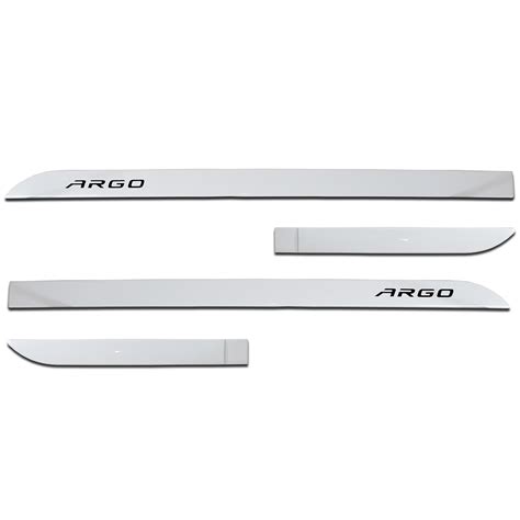 Jogo De Friso Lateral Argo A Branco Alaska General Car