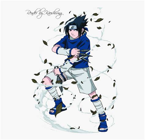 Naruto Shippuden Sasuke - Sasuke Blue Outfit, HD Png Download - kindpng