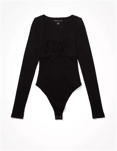 Ae Long Sleeve Corset Bodysuit