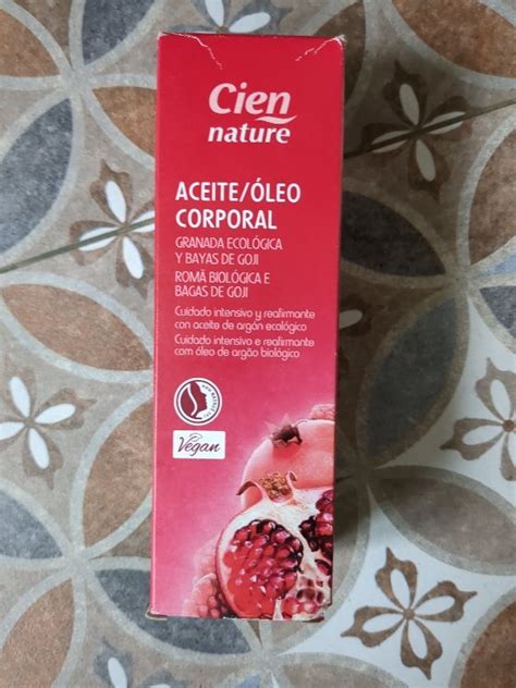 Cien Nature Body Oil Organic Pomegranate Goji Berries Inci Beauty