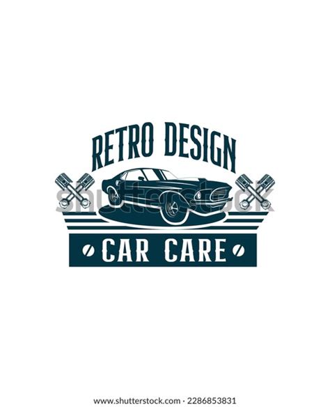 Classic Car Logos Illustrations Retro Car Stock Vector (Royalty Free ...