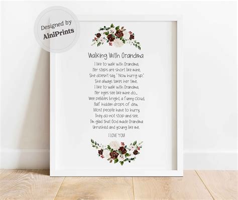 Grandma Printable Poem Grandma Print Mother's Day Gift Ideas Last ...