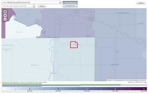 Wayland Iowa Ia Income Map Earnings Map And Wages Data