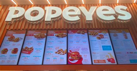 Popeyes Menu With Pricing For 2025 Fussaboutfood