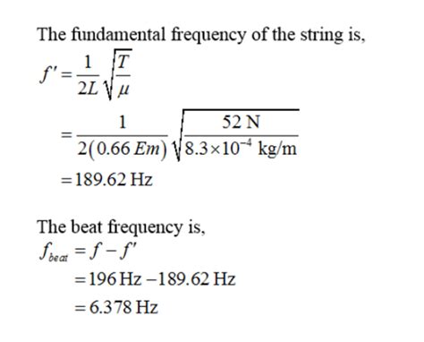 Solved A Guitar String Has A Linear Density Of X Chegg