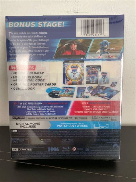 Sonic The Hedgehog K Blu Ray Bonus Stage Edition Hobbies Toys