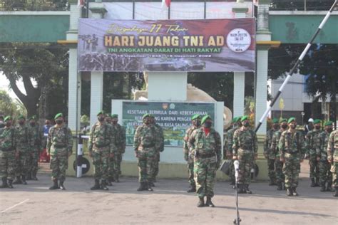 Kodim Pati Menggelar Upacara Peringatan Hari Juang TNI AD Tahun 2022