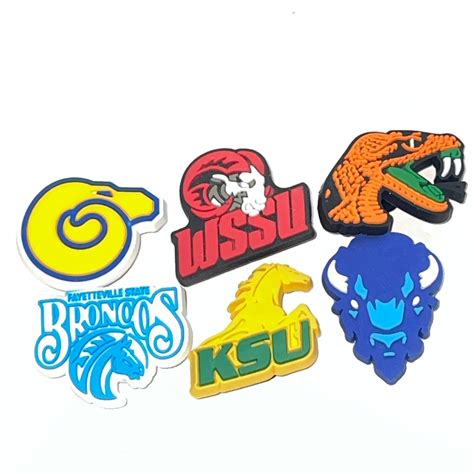 HBCU Mascots Shoe Charms Bison Bronco Rams Rattler - Etsy