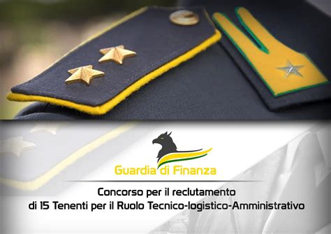 Guardia Di Finanza Concorso Per Il Reclutamento Di 15 Tenenti Ecco