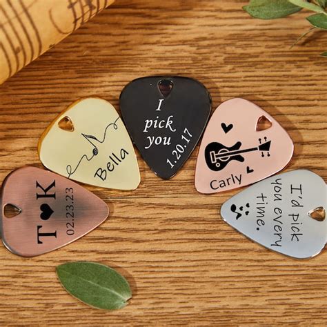 Engraved Guitar Pick - Etsy