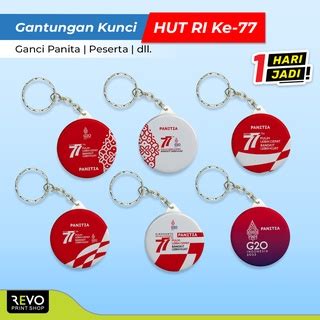 Jual Gantungan Kunci Edisi Kemerdekaan Hut Ri Cetak Gantungan Kunci