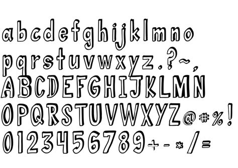 Abc junior typing font free download 112 truetype .ttf opentype .otf ...