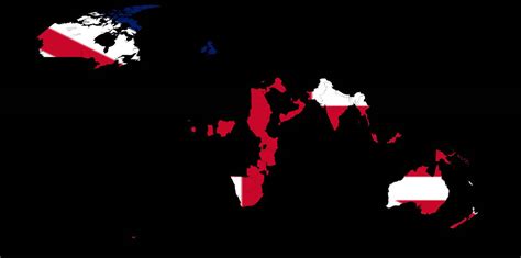 British Empire Flag Map by HarleyEgg on DeviantArt