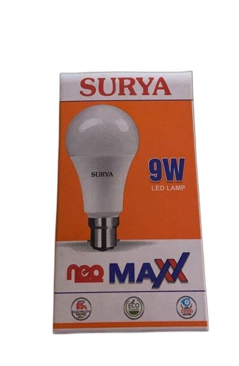 Polycarbonate Surya W Neo Maxx Led Bulb Cool Daylight At Rs Piece