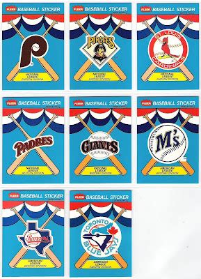 The Fleer Sticker Project: 1989 Fleer Baseball Stickers