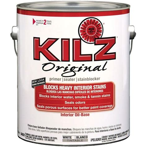 KILZ Original 1 Gal White Low VOC Oil Based Interior Primer Sealer