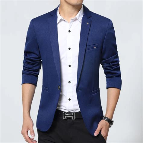 New Design Mens Brand Blazer Jacket Coats Slim Fit Suit Cardigan Long