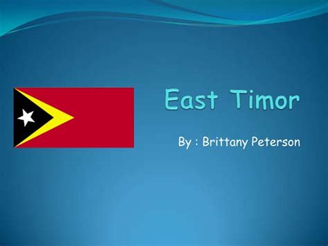 East timor | PPT