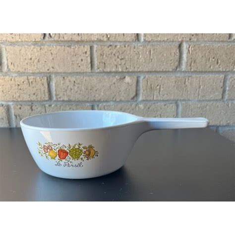 Corningware Kitchen Vintage Corning Ware Spice Of Life Le Persil P82b 75ml Handled Sauce Pan