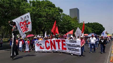 Cnte Bloquea Paseo De La Reforma Y Causa Caos Vial En Cdmx