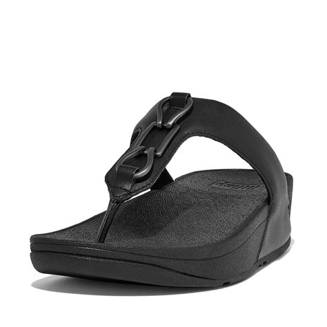 Buy Fitflop Hallye Chain Leather Toe Post Sandals Online Sku