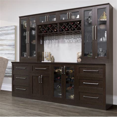 Youll Love The Home Shaker Style Back Bar With Wine Storage At Wayfair